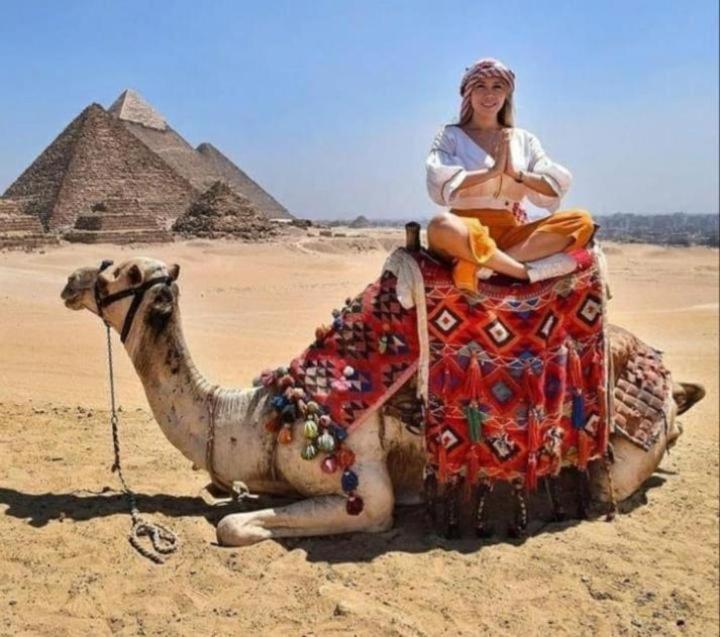 Momen Pyramids Inn Kafret el-Gabal Zewnętrze zdjęcie